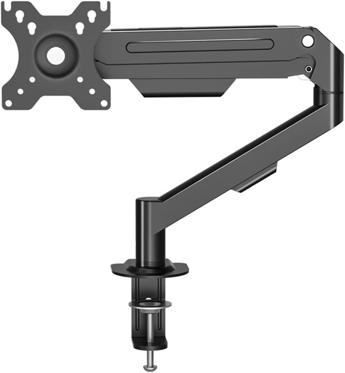 14-34 inch white desktop monitor arm gas spring full motion bracket LCD LED TV bracket computer bracket A1(M5W-M White)