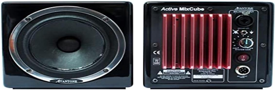 Avantone Audio Active MixCubes - Gloss Black/Pair