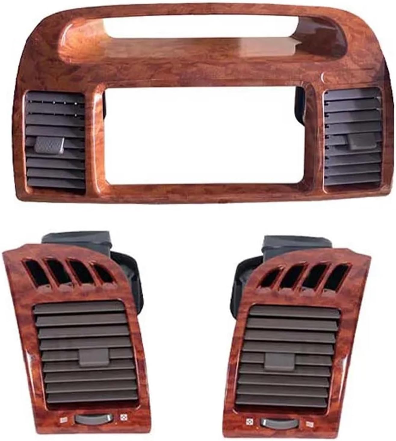 Air Vent Outlet/Fit For Toyota Camry 5 2002 2003 2004 2005 2006 Fascia Auto Stereo Panel Mounting CD DVD Radio Dashboard(Brown)