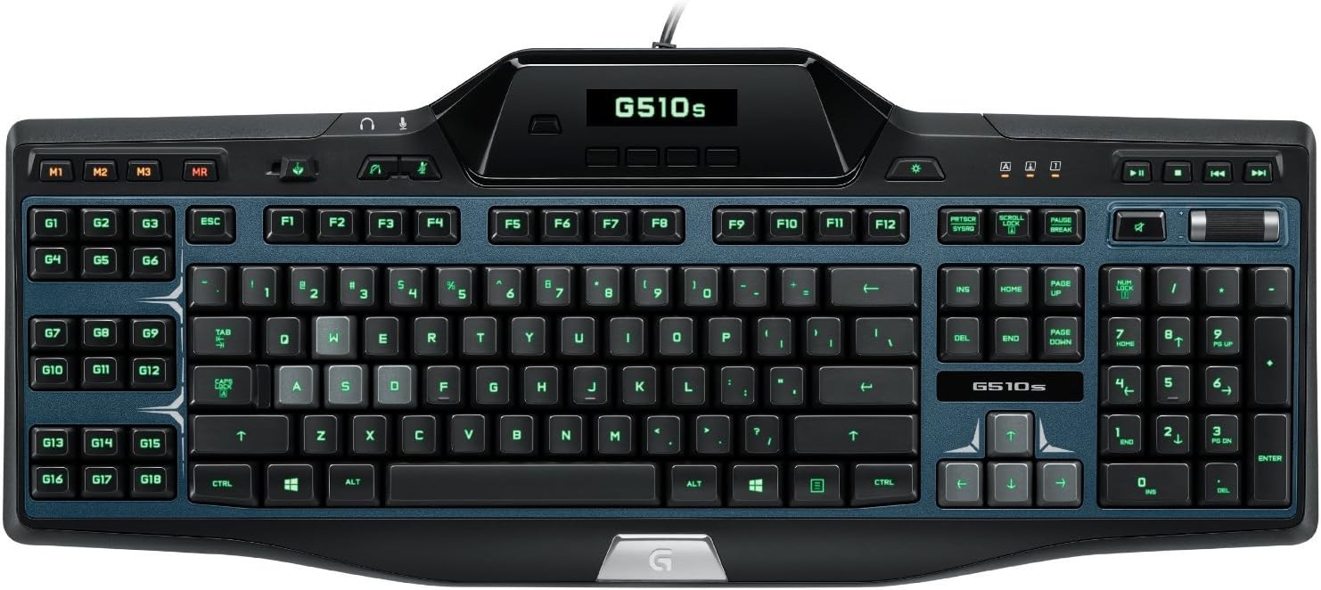 Logitech G510s Gaming Keyboard with Game Panel LCD Screen