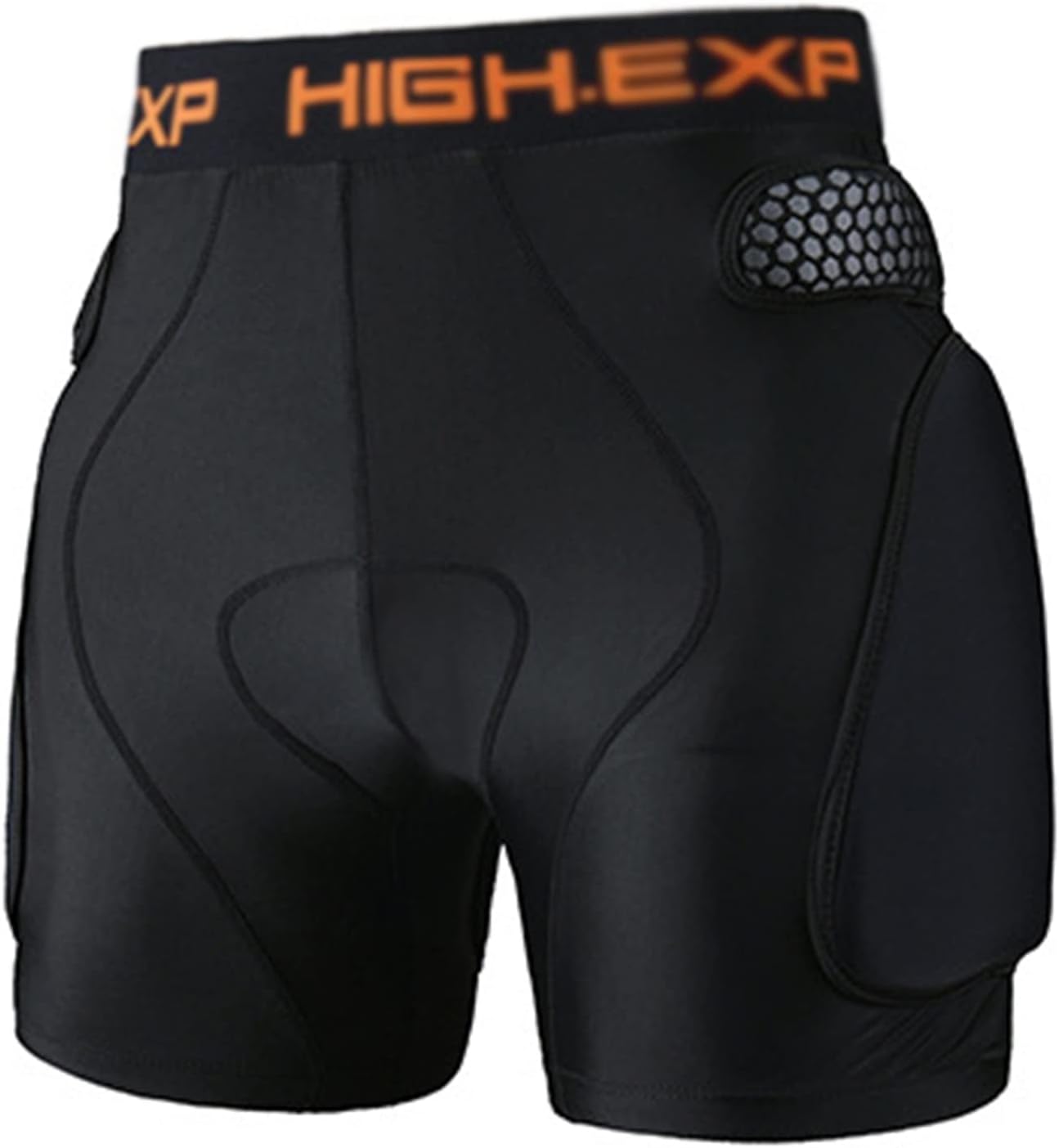 Q-FFL Ski Hip Pads, 3D Padded Shorts, Hip Protector Short Pants, Breathable Impact Resistant Padding for Skating Snowboarding (Size : Large)