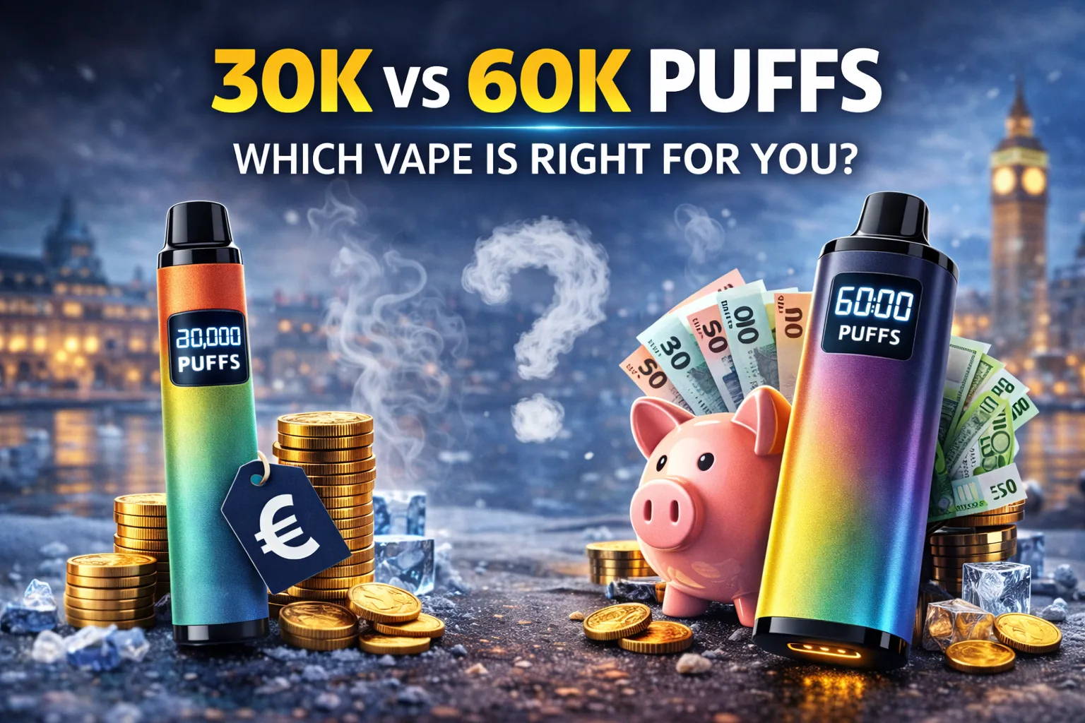 30K vs 60K Puffs: Which Vape Is Right for You? - MYEU VAPES
