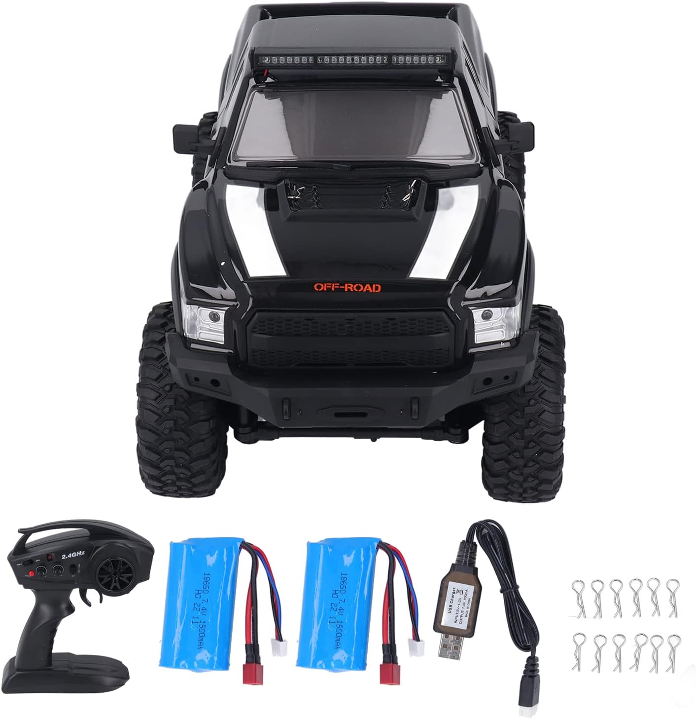 RC Crawler, High Speed RC Climbing Car 1/10 Scale 4WD Offroad Vehicle with ZP1009 Model for Home Use