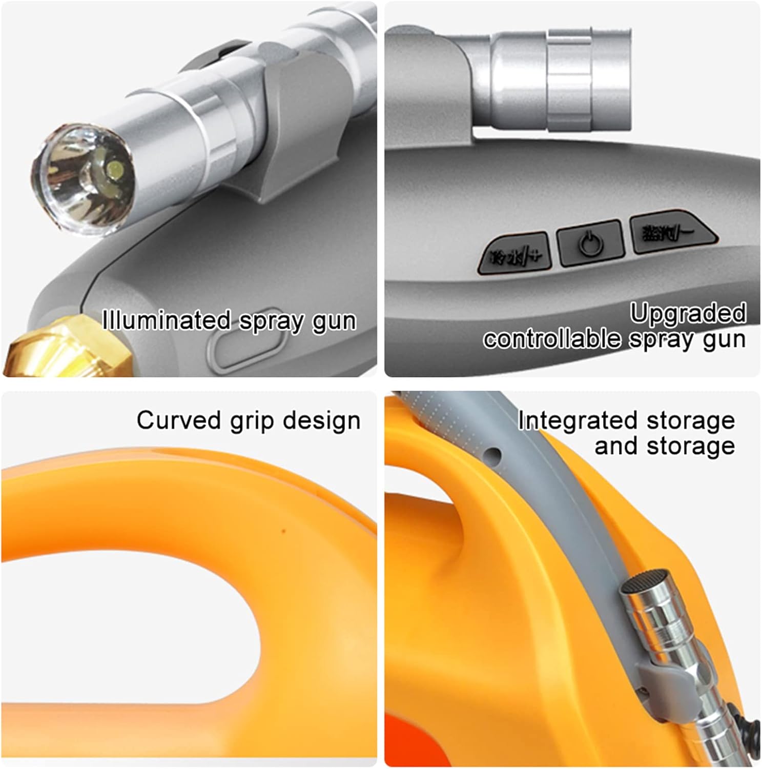 High Pressure Steam Cleaner,3000W High Temperature Steam Cleaning Machine Air Conditioner Kitchen Car Washing Machine with Cleaning Kit Tool,Black