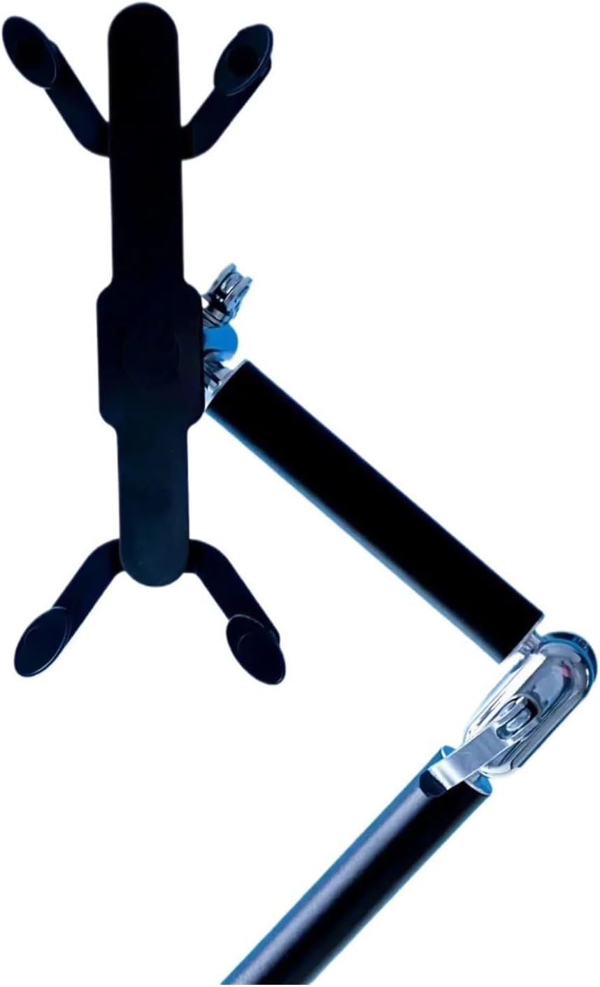 Portable Monitor Stand Aluminum Arm Desk Clamp Mount 12 to 17.3 Inch Monitor Adjustable Shelf(Silver)