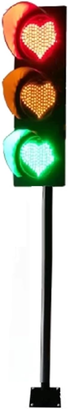 Traffic Light Lamp, Red/Green Stop and Go Light, Traffic Signal Light, Outdoor Waterproof Indicator Warning Light, Traffic Stop Light, Suitable for Teaching, Decoration(Natural)