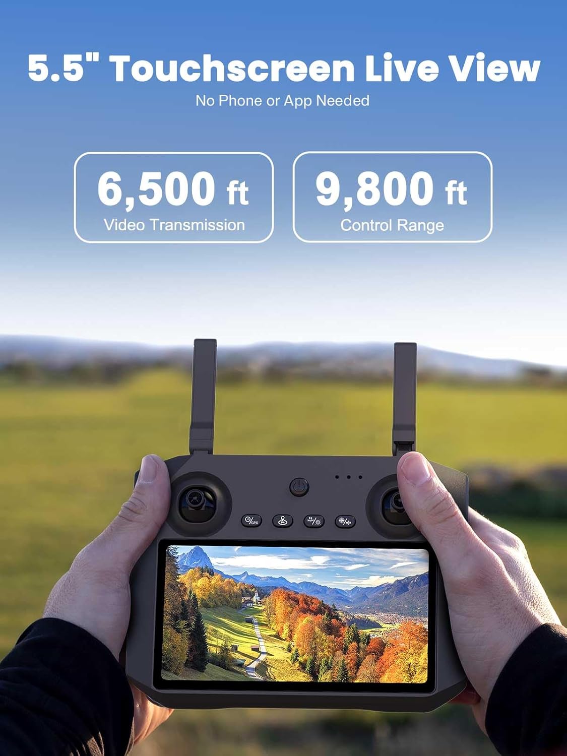 GPS Drone with Camera for Adults 4K, 5.5