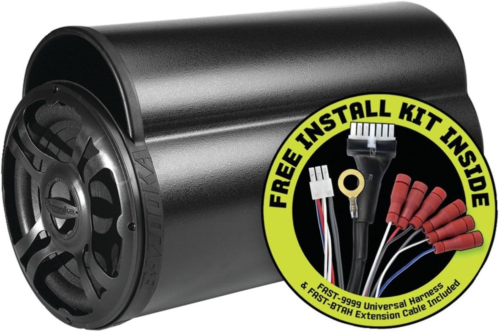 Bazooka BTA10100 BT Series 10-Inch 100-Watt Amplified Tube Subwoofer