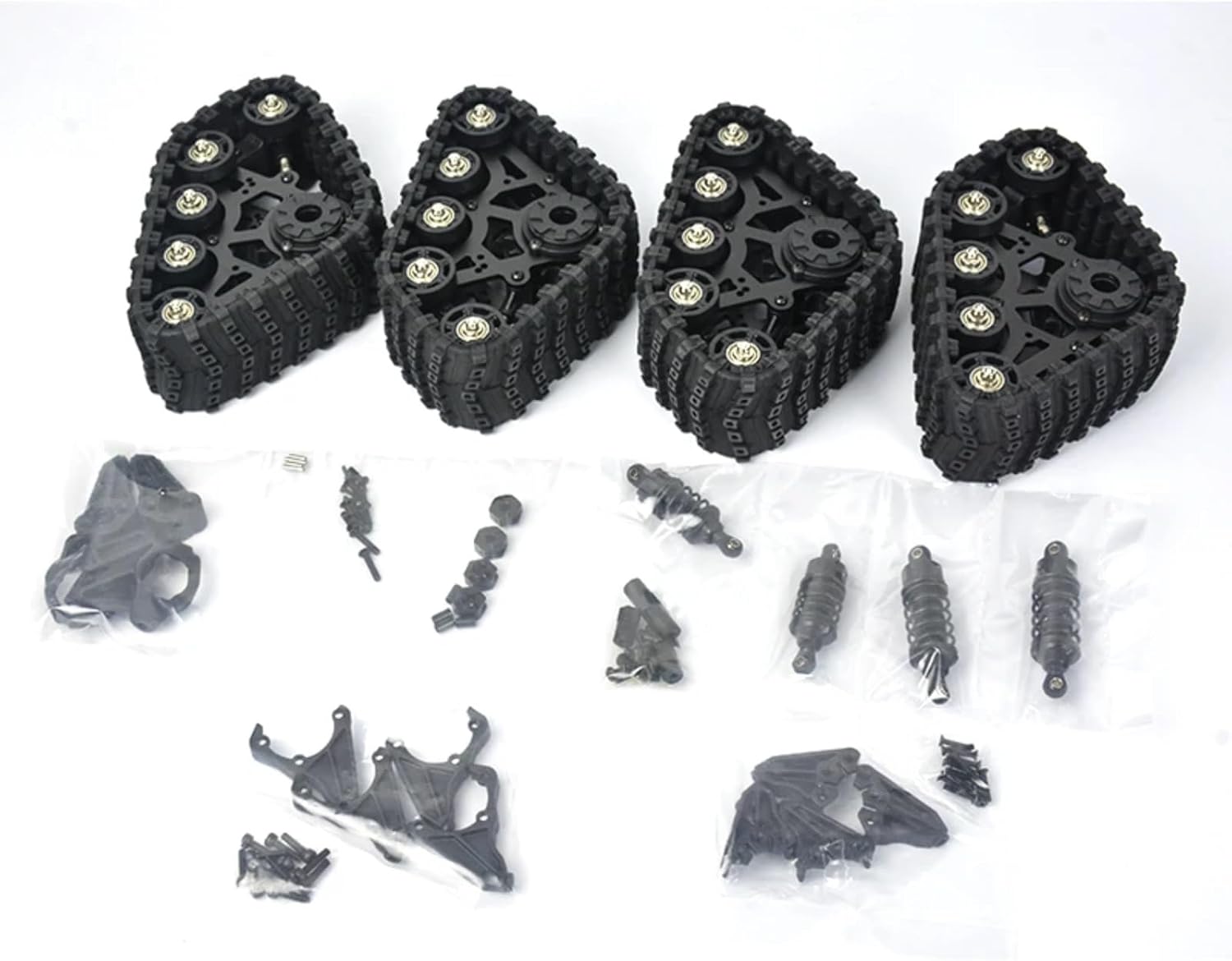 RC Upgrade Accessories for Yk4102 Yk4103 Yk4082 Yk4083 for Yikong Parts Track Tires Snow Tires 1set 1/10 1/8 RC Model Car Crawler Modification Accessories