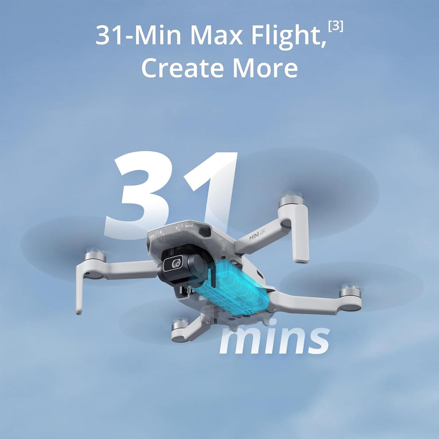 DJI Mini 4K Drone with 4K UHD Camera with 64GB MicroSDXC Memory Card Bundle