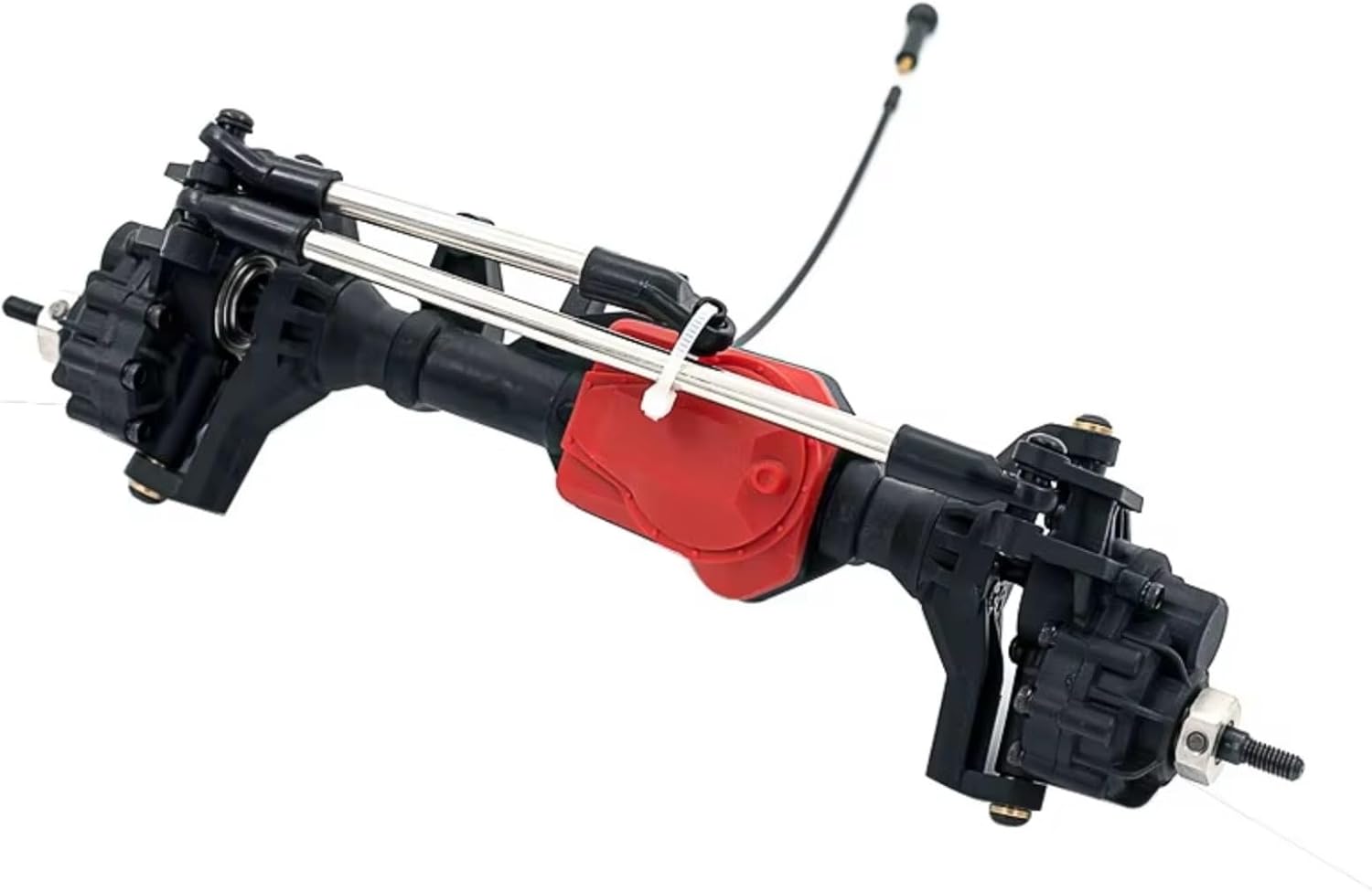 Compatible with TRX-4 1/10 Rc Crawler Car Upgrade Parts Modification Spare Complete Front Rear Portal Axle Differential T-Lock RC Front Rear Bridge