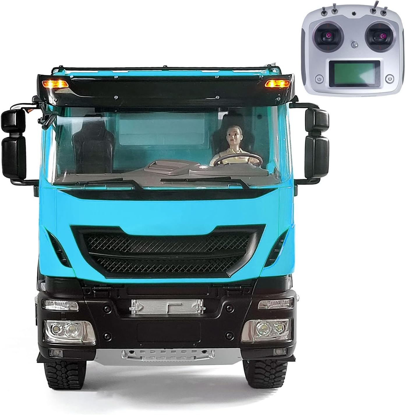 TOUCAN RC HOBBY Metal 1/14 Hydraulic RC Dump Truck 6X6 Radio Control Tipper Car 2-Speed Gearbox