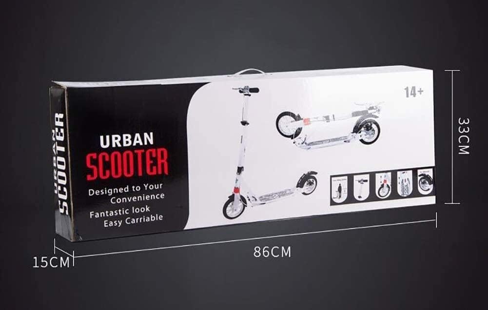 Scooters Kick Scooter for Adults Kids Adult Kick Scooters with Disc Brake - Foldable Commuter Scooters Birthday Gifts for Women/Men/Teens/Kids Non-Electric Up to 150kg (Color : B)