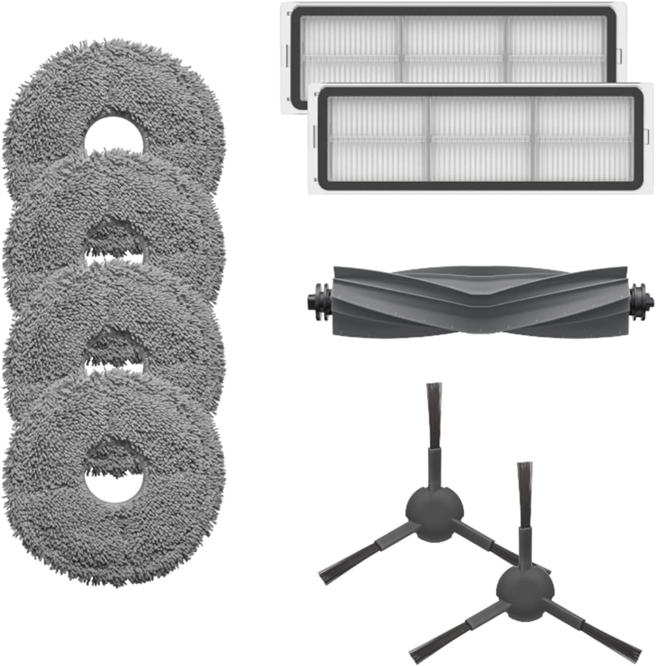 VEODONT Robot Accessories Parts Main Rubber Roller Brush Cover Optional Fit Compatible with Dreame Bot L10s Ultra / L10s Pro Robotic Vacuum Cleaner(WP4)