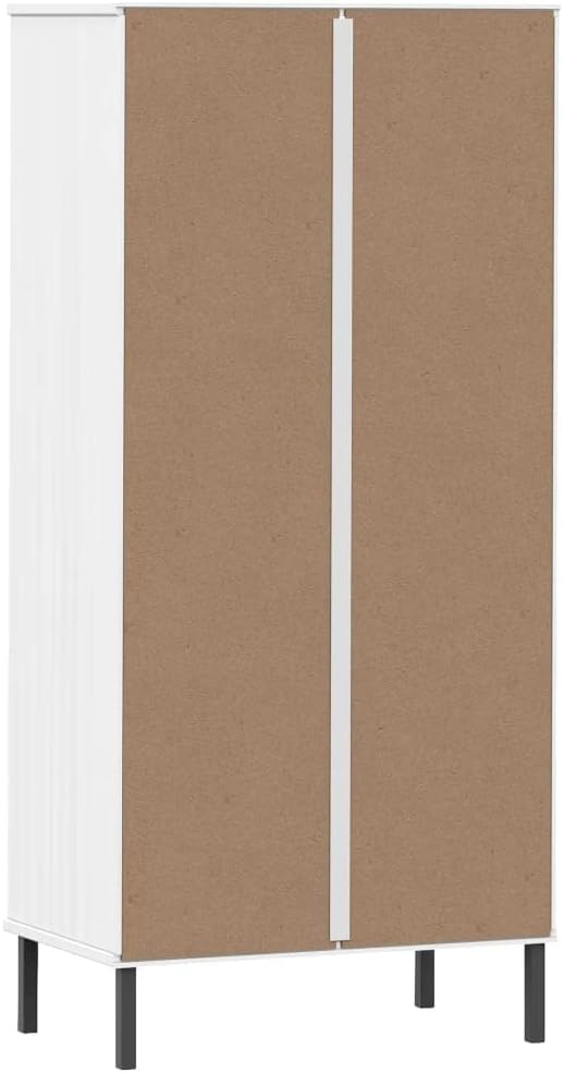 CHARMMA Bookcase with 2 Drawers White 23.6