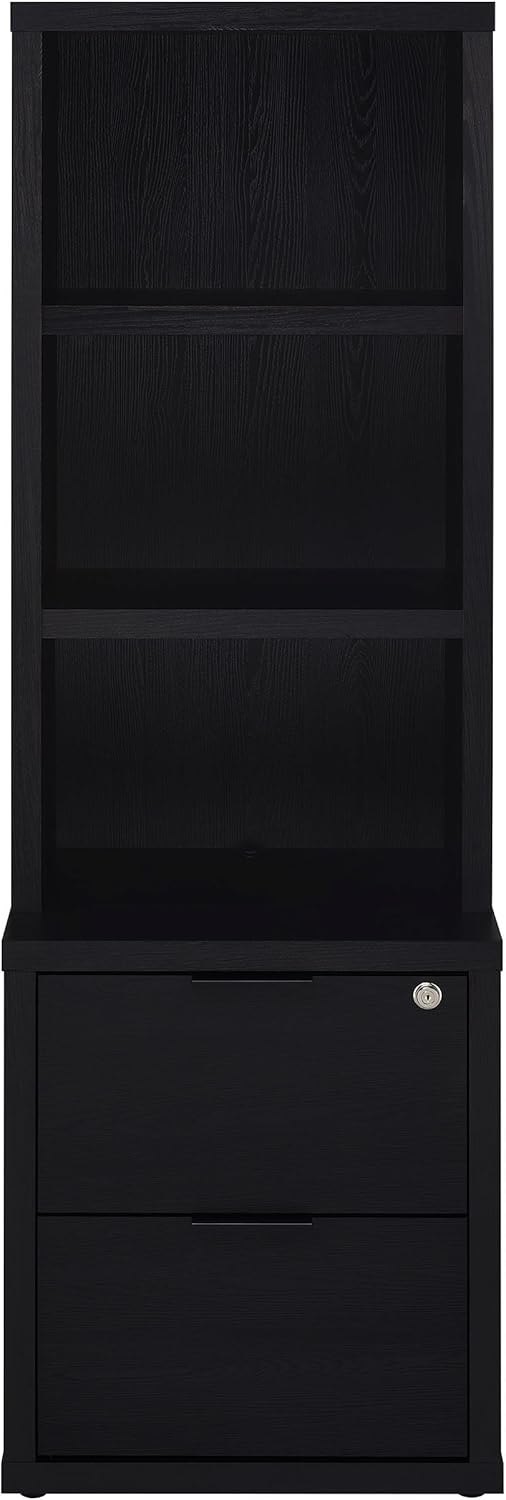 Coaster Home Furnishings Westpark 3-Piece Wall Unit Bookcase Set with USB Black