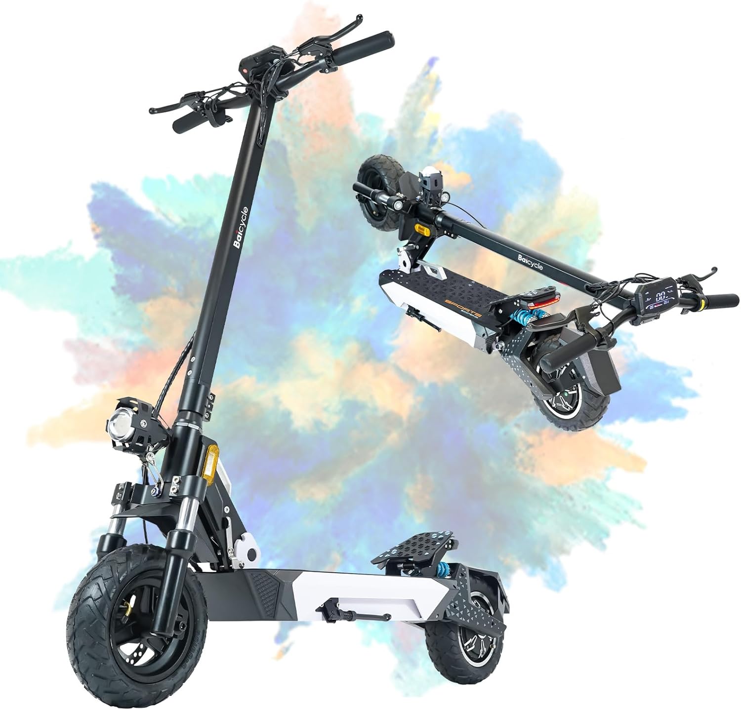 Electric Scooter Adults,1600W Fast Scooter,36 MPH Top Speed & 40 Miles Long Rang,10