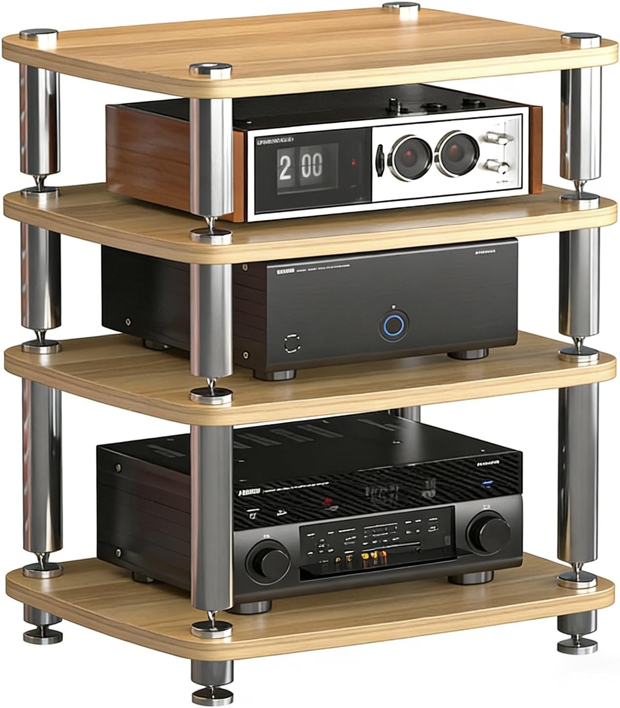 4 Tier Shelf Audio Stand