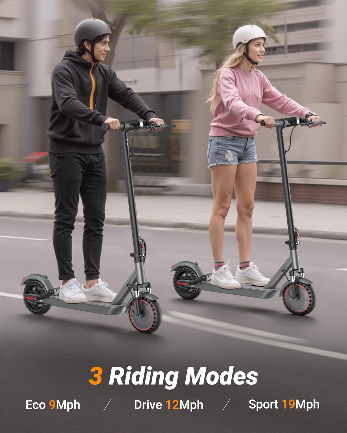 Electric Scooter for Adults - 19/22 MPH, Dual Suspension, 8.5
