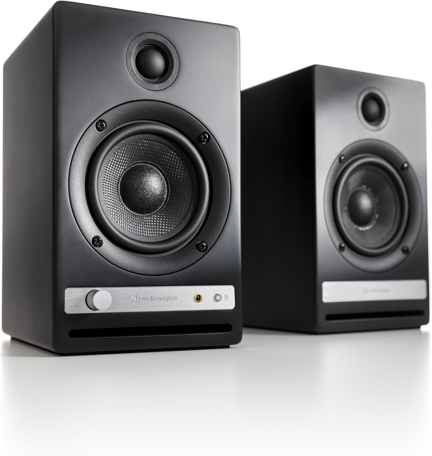 Audioengine HD4 Black Speakers with 210 watt S6 Subwoofer for Music Gaming Movies Studios Dorms Bedrooms Offices