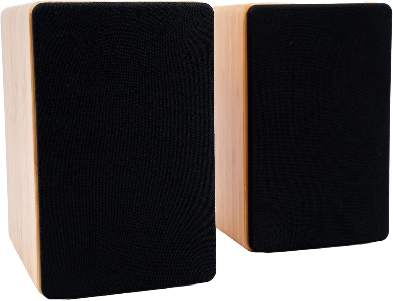 Peachtree Audio M24x Powered Bluetooth Bookshelf Speakers Real Bamboo | 5.25 Woofer
