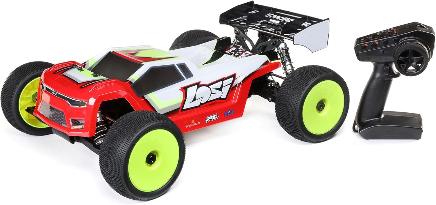 Losi 1/8 8IGHT-XTE 4S 4X4 RTR Brushless Race Truggy Clear LOS04020