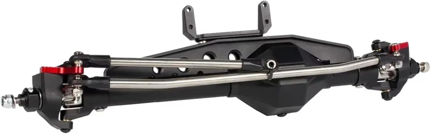 Compatible with Axial for Spawn RR10 for Bomber 90018 SMT10 for Capra for Buggy Roll Cage for Chassis Front Rear Axle Set 1/10 RC Crawler RC Accessories(Black,Rear and Front)