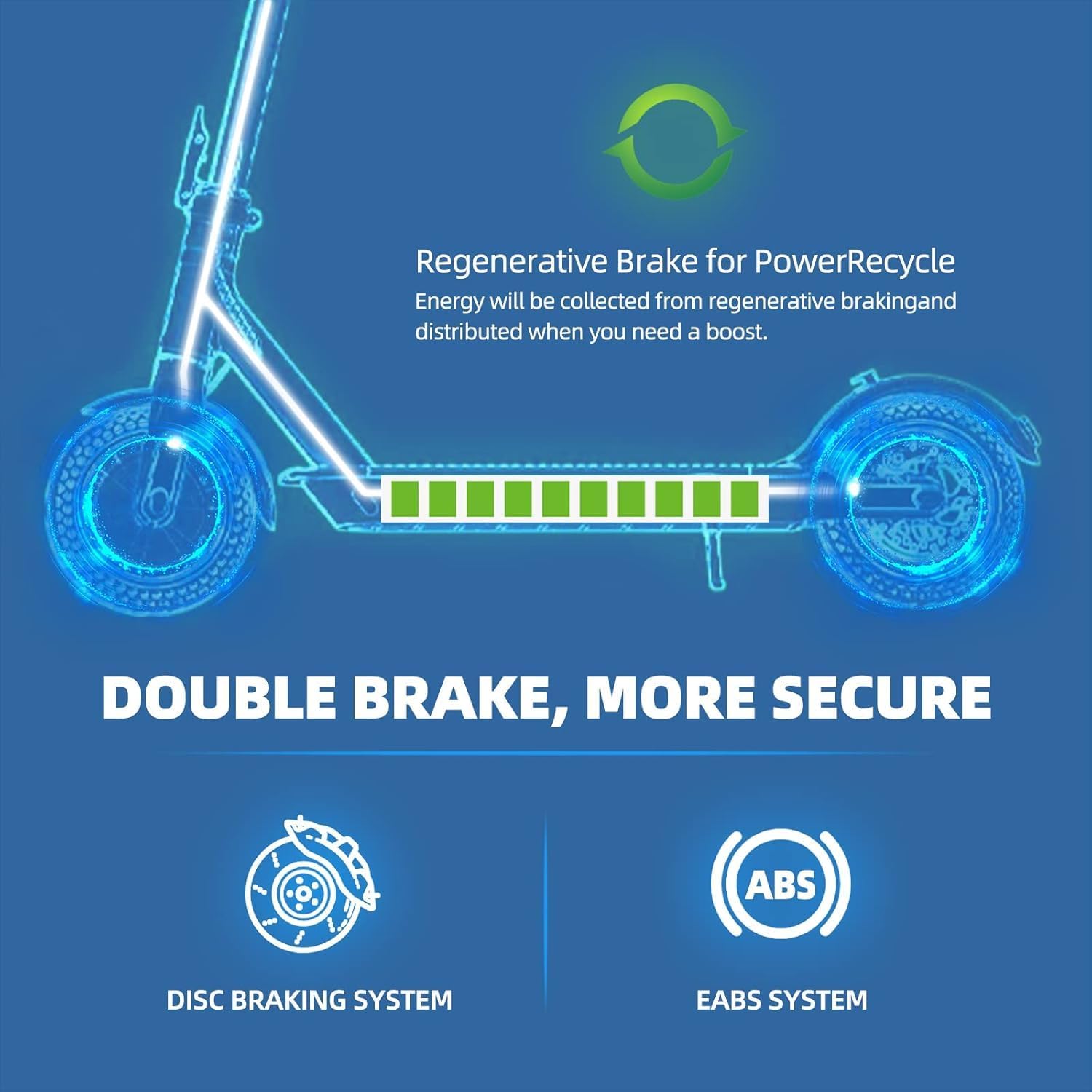 Electric Scooter for Adults，8.5/10inch Solid Tires，15/20MPH Top Speed ，12/21/24Miles Range, 350/500/1000W Motor，Foldable Commuter E-Scooter with App, Dual Brake System, UL2272 Certified