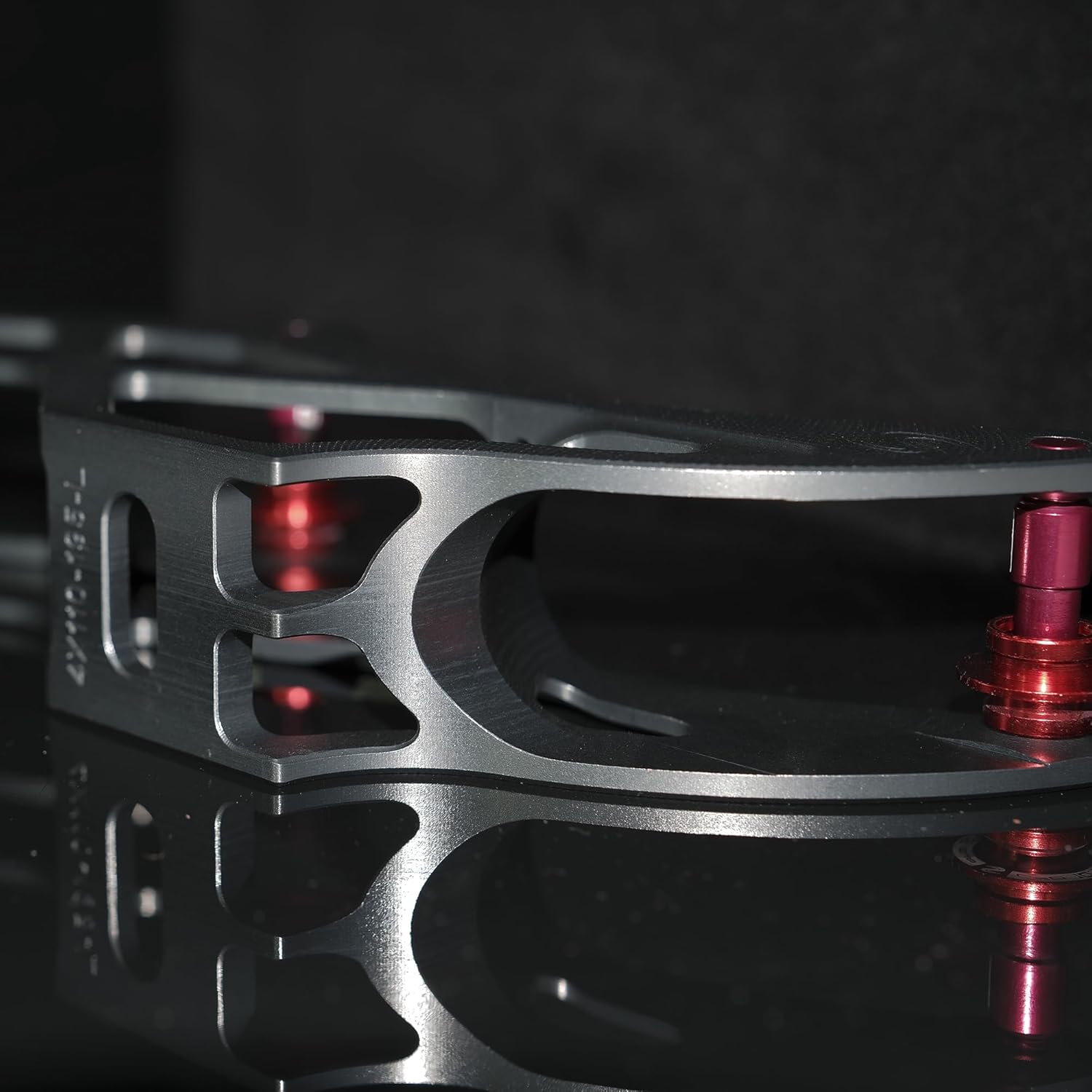 Galaxy 7075 Aluminum Inline Speed Skating Frame, CNC Machined Racing Frame, 4x110mm, 13.2in/195mm Mount, Ultra Lightweight Competition Design