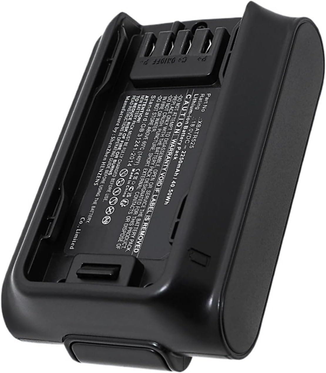 Orfdcnhlkc Vacuum Cleaner 2250mAh XBATR525 XBATR525SL Lithium-ion Battery. Compatible for Shark IW1120 IW3110C IW3120 Vacuum Cleaner