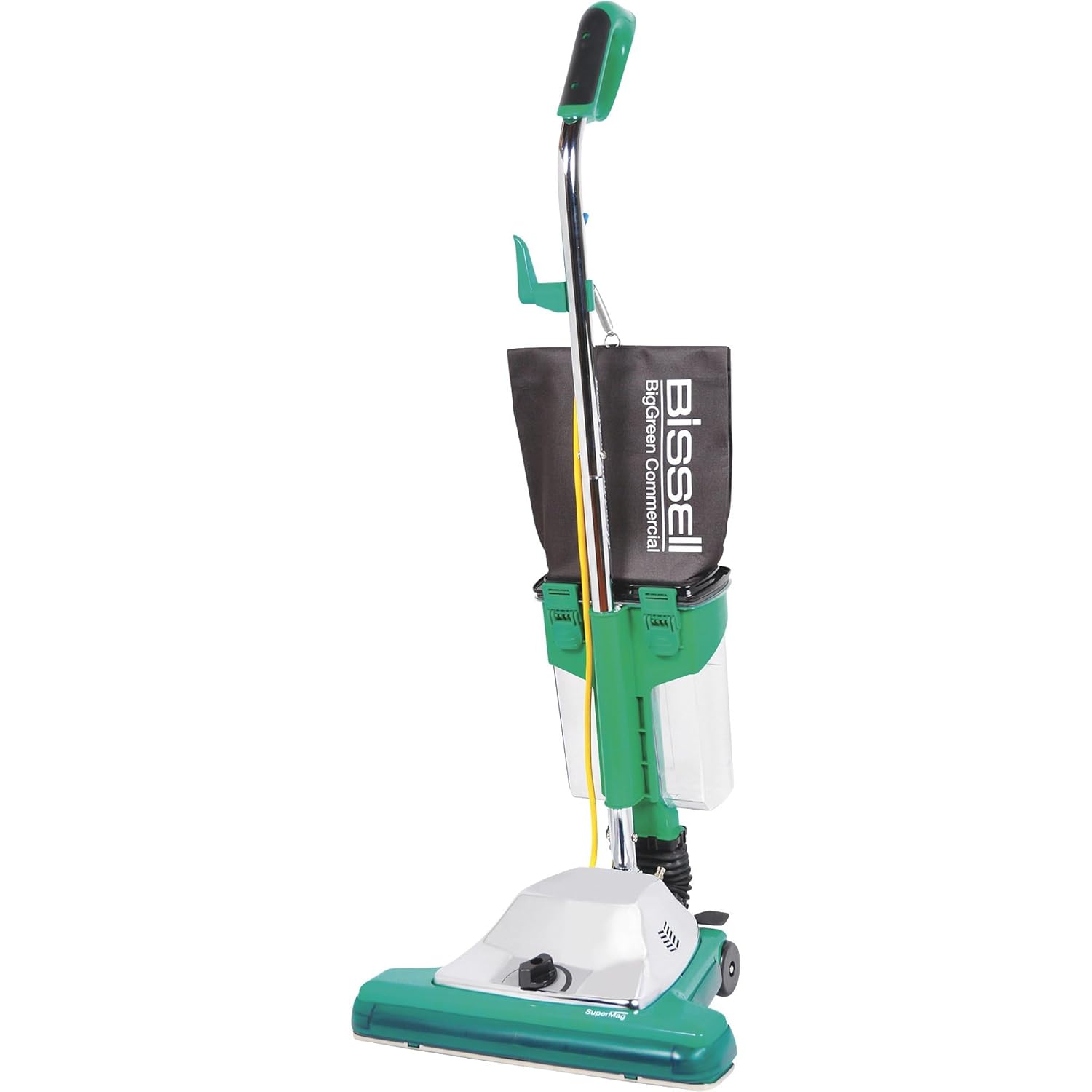 Bissell BigGreen Commercial BG102DC ProCup Comfort Grip Handle Upright Vacuum with Magnet, 870W, 16