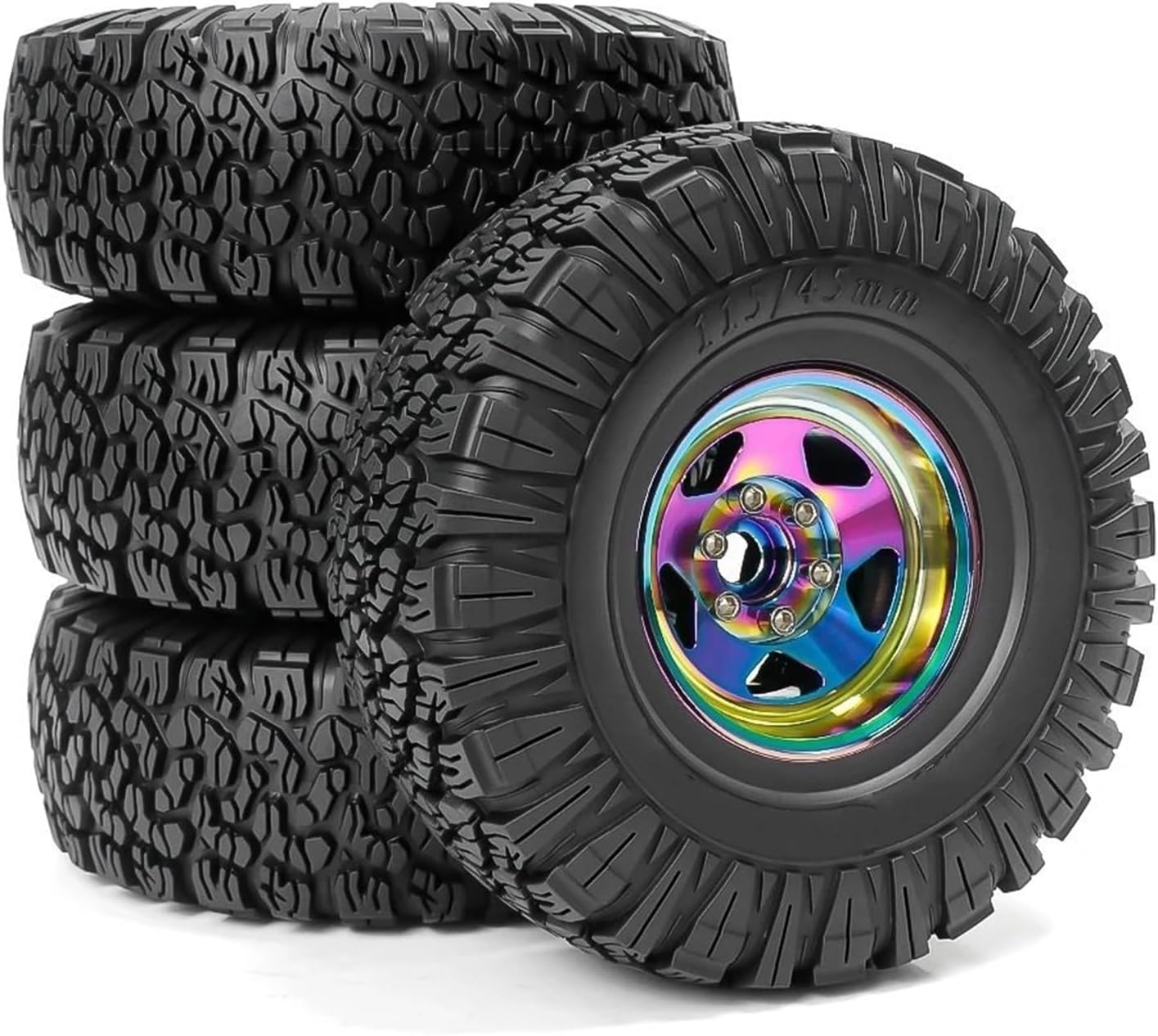 RC Repairs Models For Traxxas For TRX4 D90 D110 For Axial For SCX10 For MST 1/10 4pcs 115mm 1.9