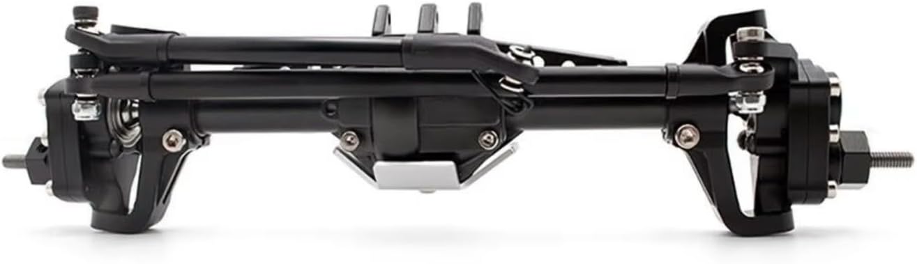 Rc Crawlers Axles For Axial For SCX10 II 90046 90047 For Racing AR44 1/10 Aluminum Front Rear Portal Axle Complete Set Upgrades Accessories RC Crawler(Front)