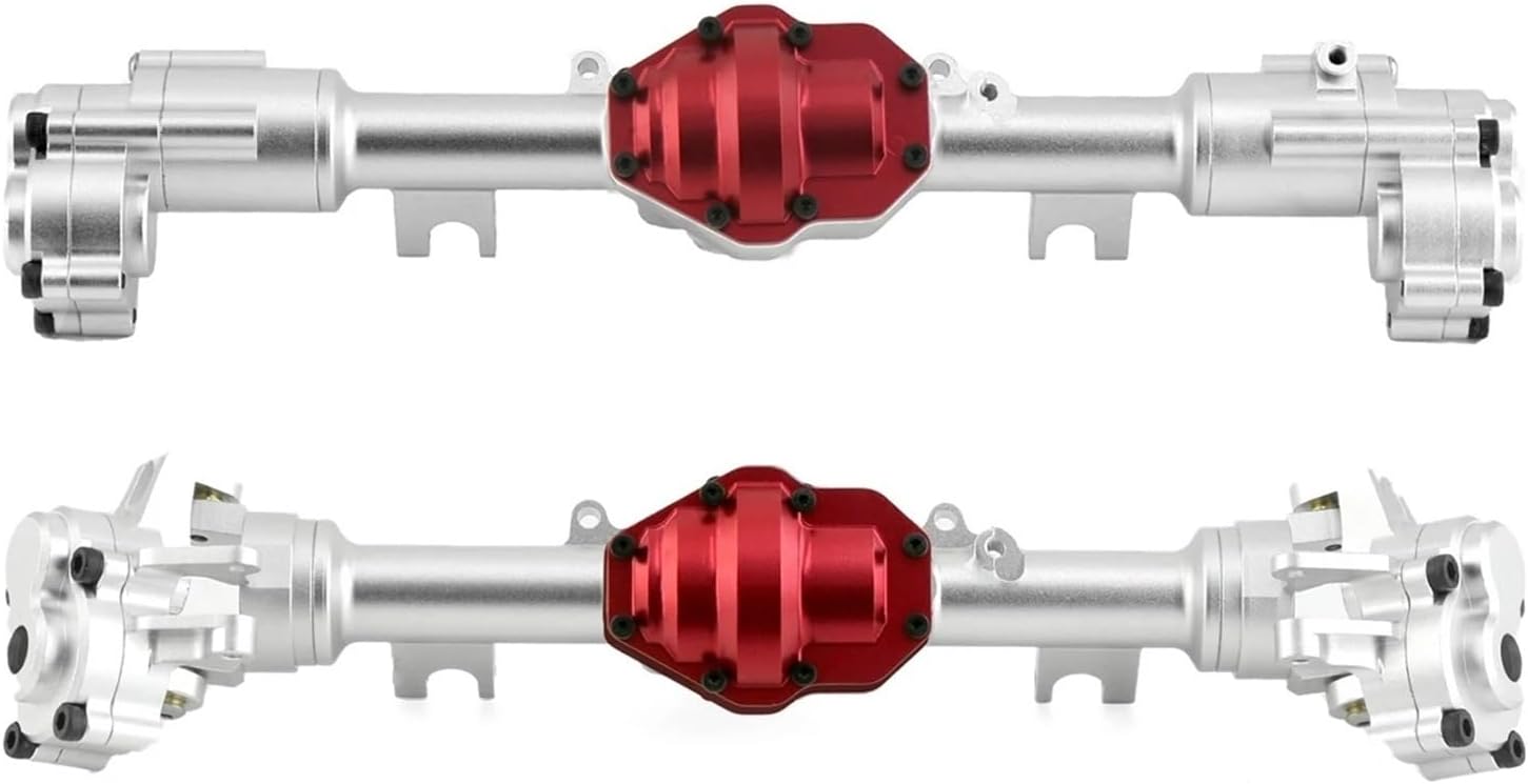 RC Vehicle Axles Compatible with YiKong for YK4082 YK4083 Metal Front and Rear Portal Axle Housing Gear Cover 1/8 RC Crawler Car Upgrades Parts