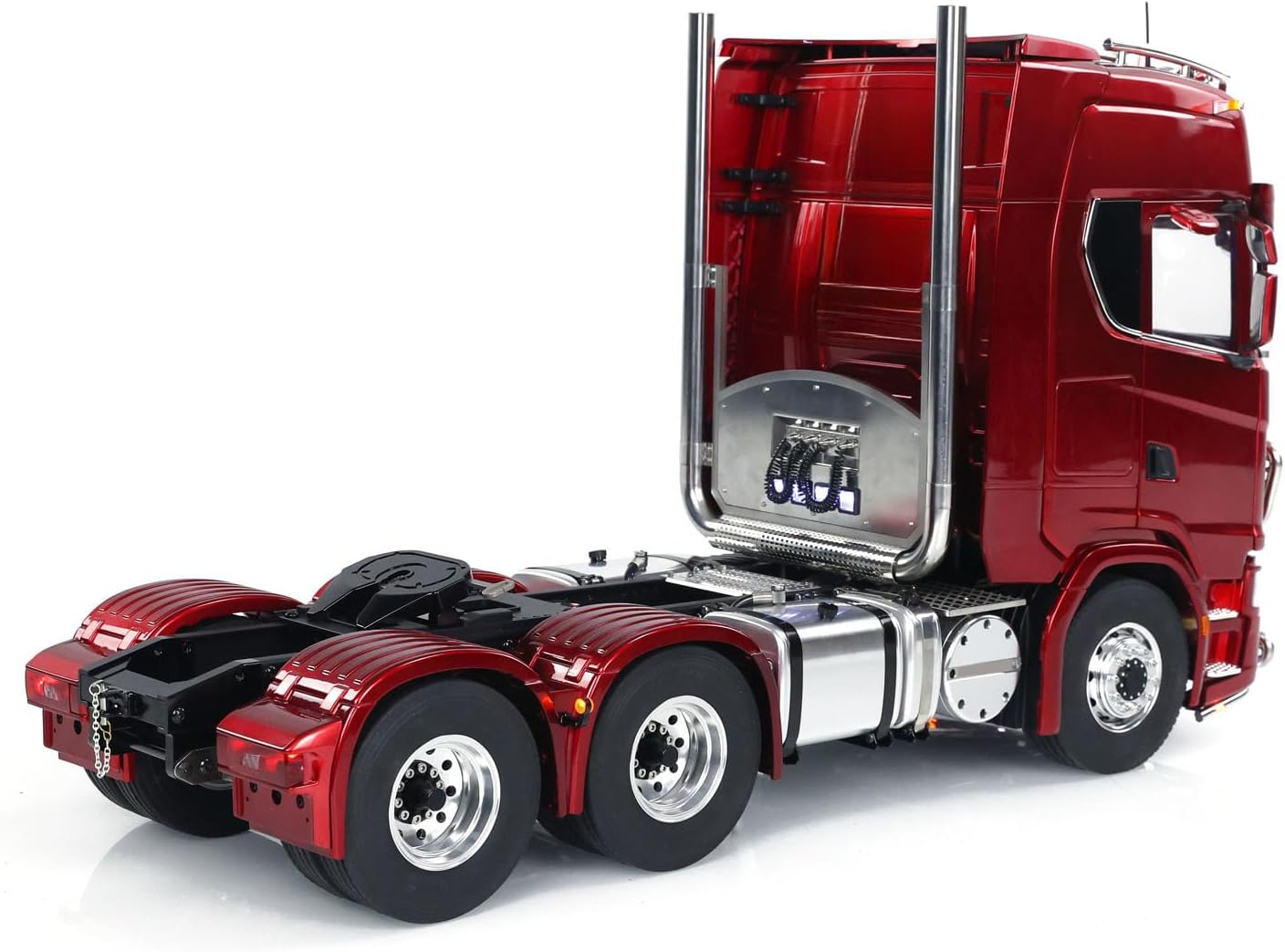 LESU 1/14 RC Tractor Truck 6 * 6 770S Metal Chassis Light Sound Smoke Differential 2-Speed Transmission Differential Lock Axles Light Sound System Hobby Grade Model