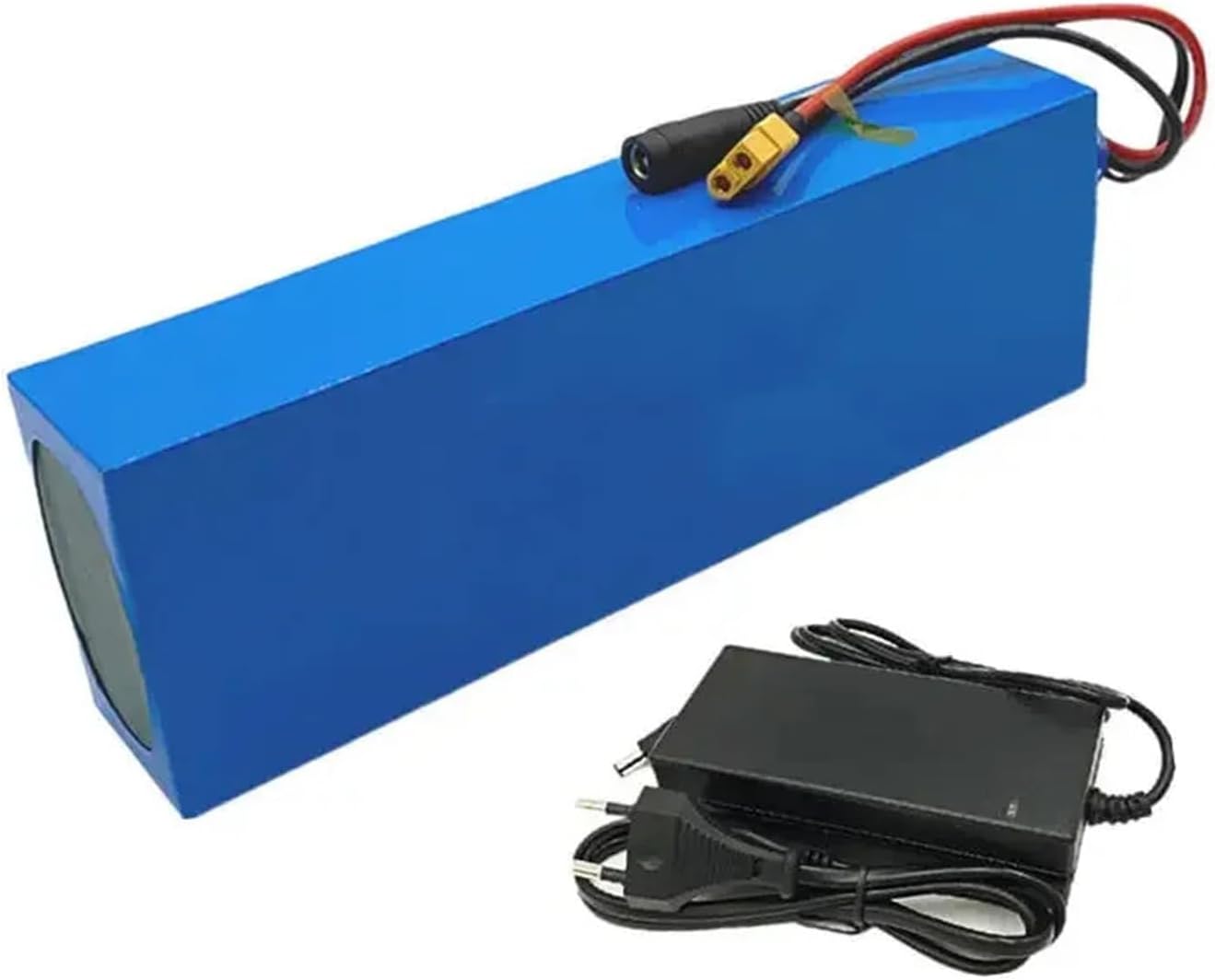 Built-in Battery，Compatible For Scooter Electric Bicycle 13S5P，lithium Battery Pack+54.6V 2A Charger(20Ah-DC-T Plug-2A)