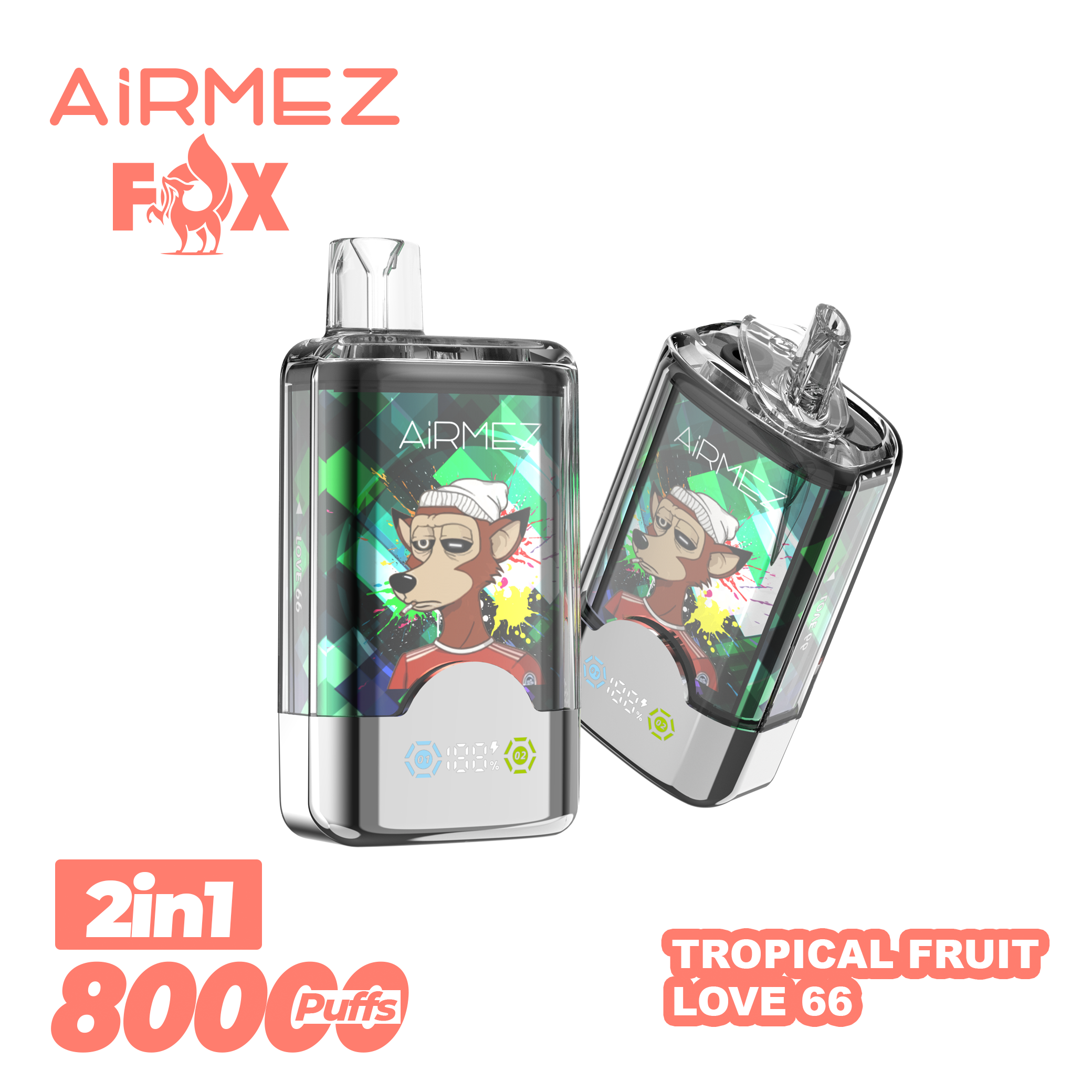 🔥AIRMEZ FOX 80K 2 in 1 (5pcs) - MYEU VAPES
