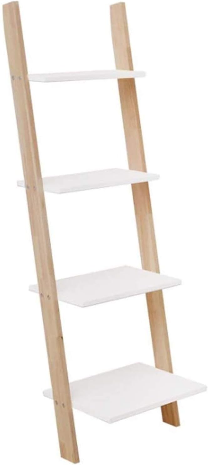 QTBH Bookshelf Step Design Bookshelf Wooden Book Rack Adjustable Shelving Unit Multifunction Storage Rack Organizer for Office Kitchen Living Room Laundry Pantry Bookcase Bookcase freestanding