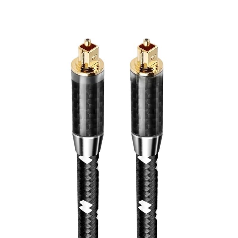LOKLNEYK Digital Optical Audio SPDIF Fibre Cable for HiFi5.1 7.1 Amplifiers Blu-ray Player(1.5m)