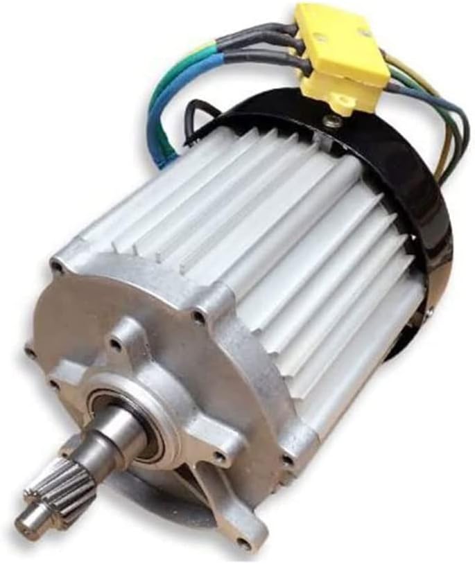 DC Brushless Motor 1200W High Power Brushless Differential Motor - 48V/60V/72V 3300rpm Electric Brushless DC Motor Electric Tricycle Modified Motor