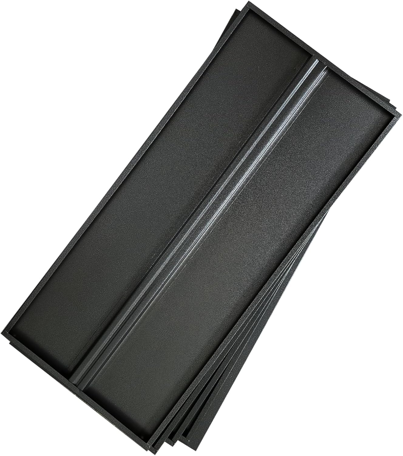 KCSWKJ Ladder Bookcase, Four Legs, One Drawer, Five Open Shelves -Dark Walnut