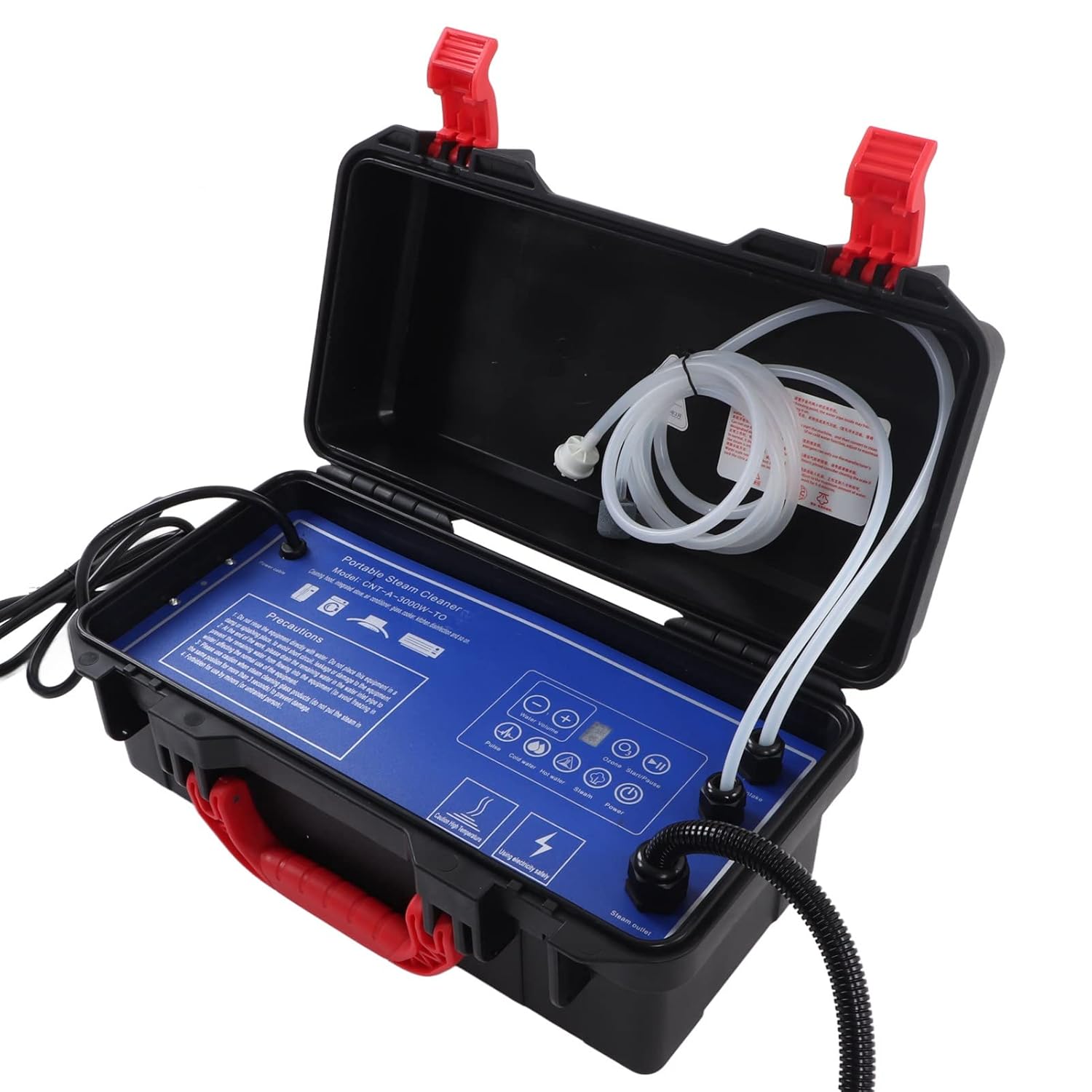 High Pressure Steam Cleaner Easy 300-350KPa 4ft Inlet House Wide Application Furniture Steam Cleaning Machine (1700W US Plug 110V)