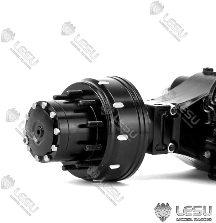LESU Metal Rear Reduction Axle Interaxle Differential 1/14 Tractor Truck Dumper