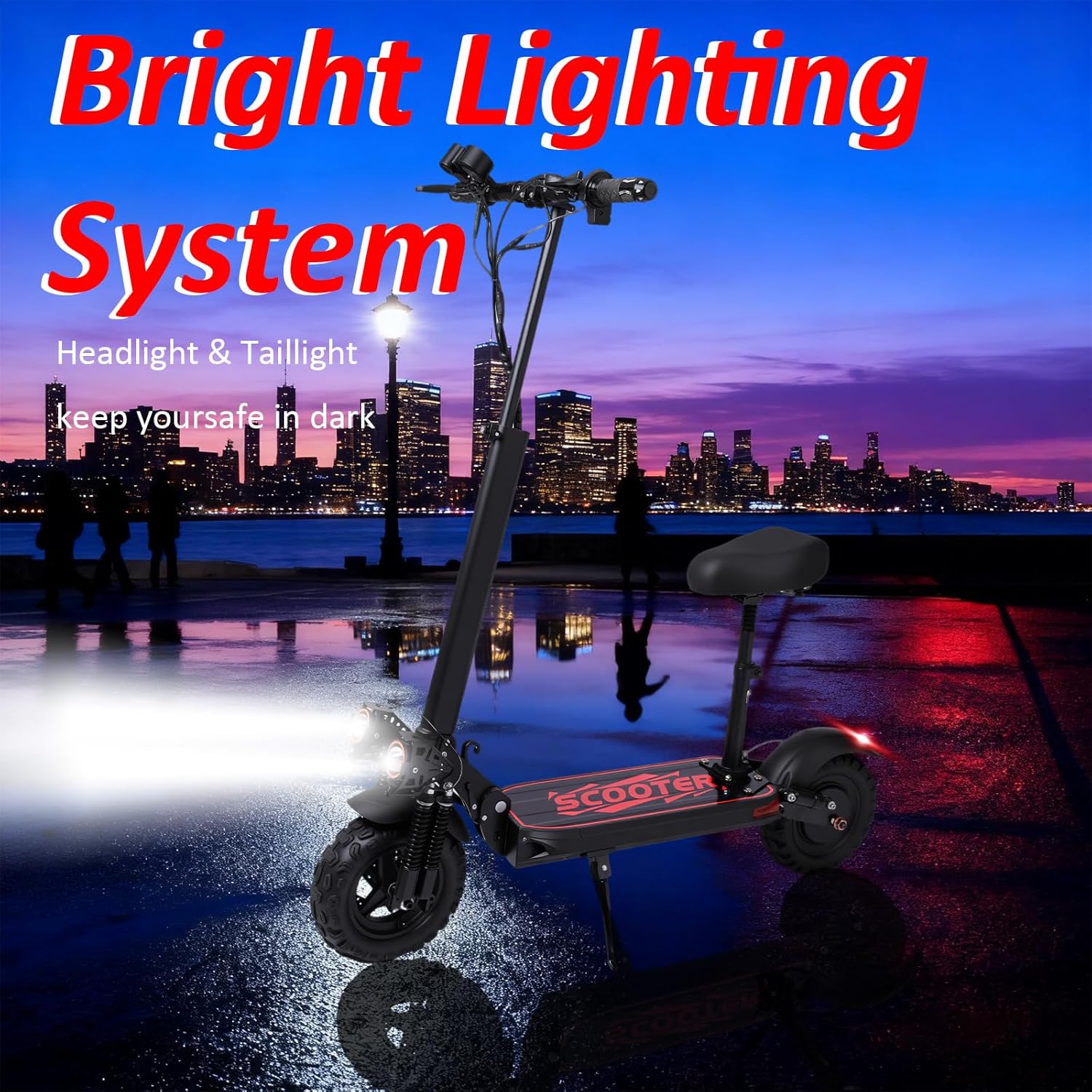 Electric Scooter Adults, 34 Mph Max Speed, 11