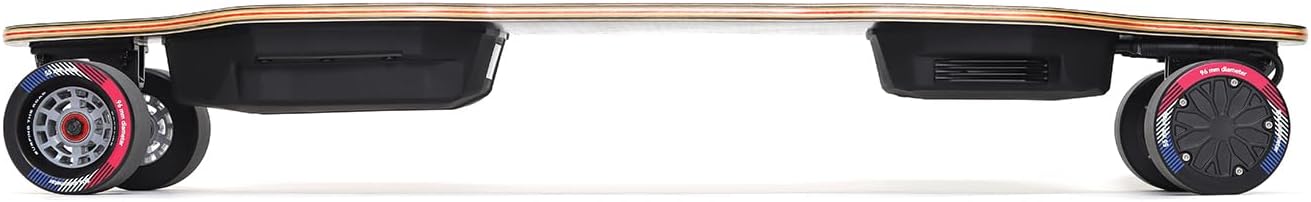 Backfire G2 Black Electric Longboard Skateboard with Protective Gear, Suitable for Adults & Teens Beginners, 5.2Ah/187Wh Battery, 12.5 Miles Range, 24 mph top Speed, 180 Days Warranty