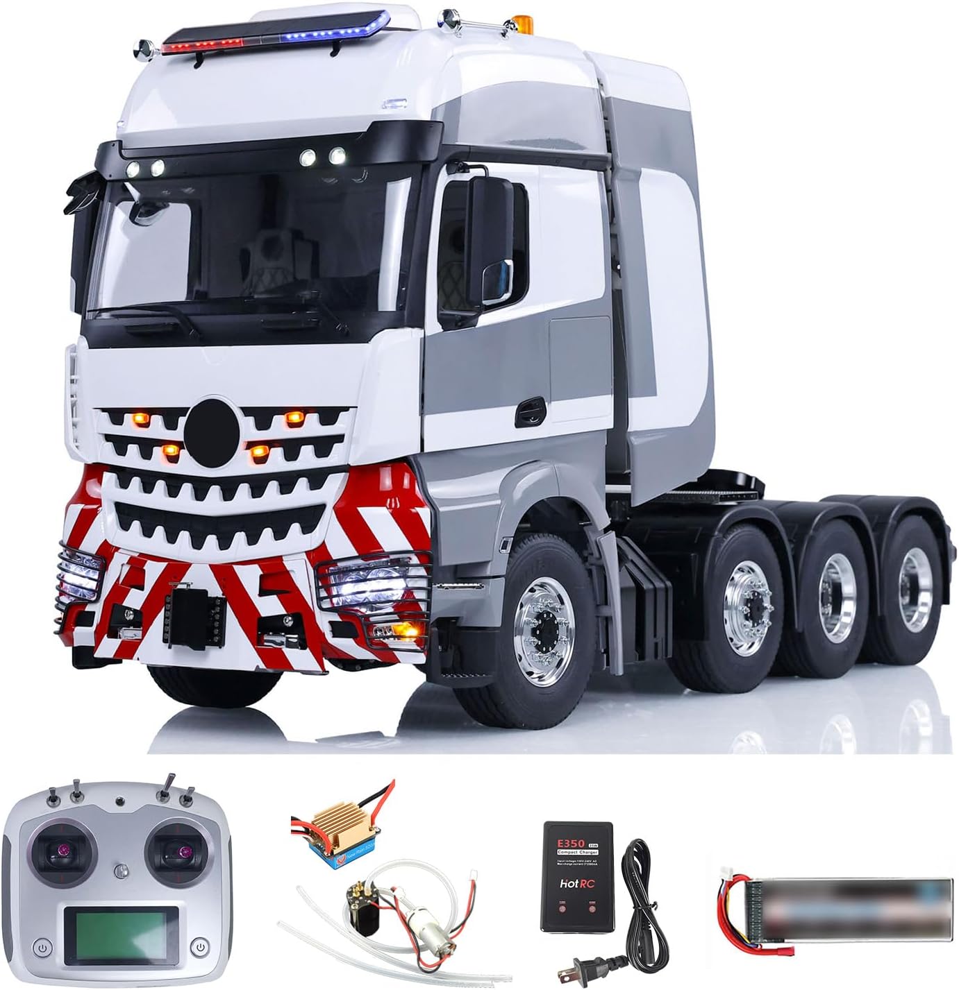 TOUCAN RC HOBBY 1/14 RC Tractor Trucks 8x8 RTR Radio Control Car Model 2-Speed Transmission