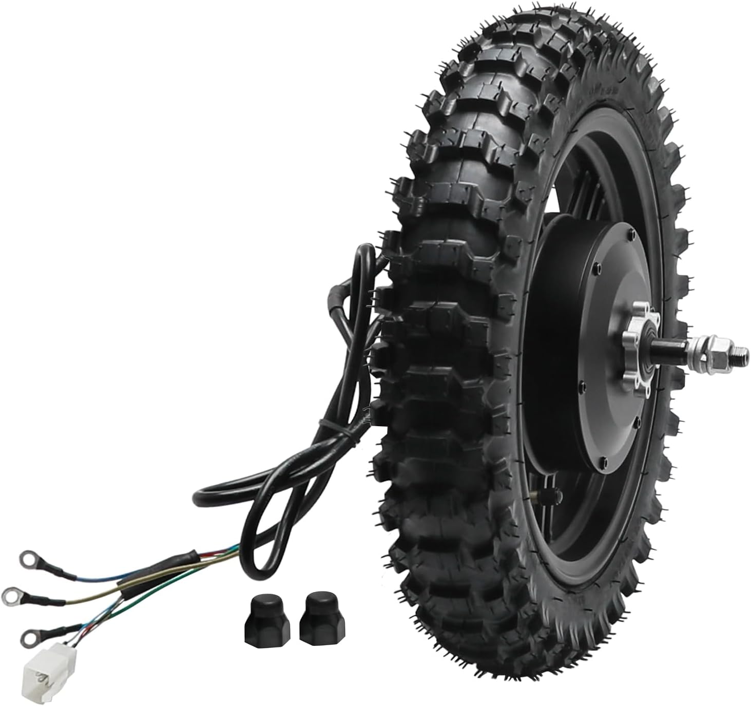 Scooter Hub Motor Rear Wheel for 10 Inch Scooter 48V 800W Rear Wheel Drive Motor Replacement with 2.50-10 Tire for Pit Bike Motorcycle Off Road Bike Bicycle