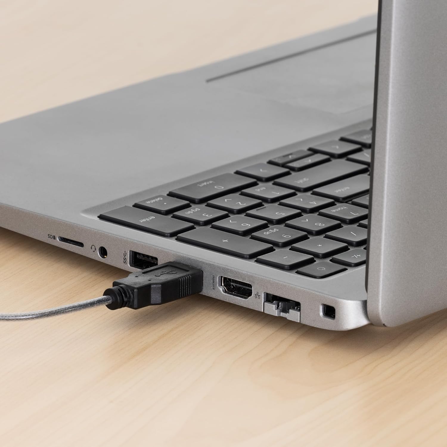 Egghead® Deluxe Multimedia USB Headset with Leatherette Ear Cushions, Adjustable Padded Headband, 360° Pivoting Earcups, Flexible Uni-Directional Microphone and USB Plug, Pack of 10