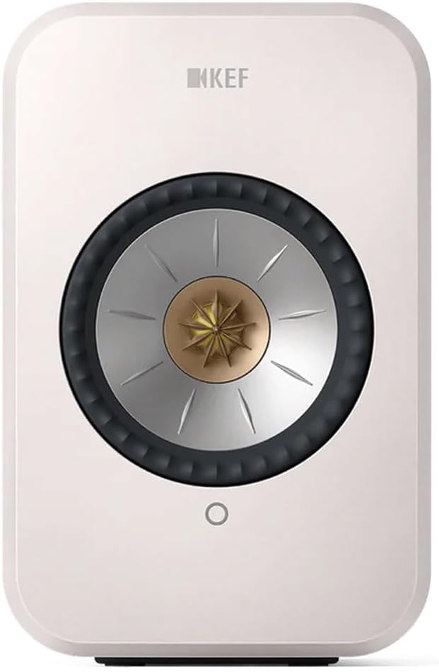KEF LSX II Wireless HiFi Speaker System (Mineral White)