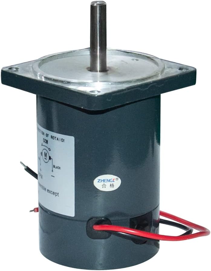 Motor DC High Speed Permanenr Magnet Motor 12V 24V Diameter 60mm Utra Mute Electric Brush Motor 2000/3000/4000/5000rpm 60RZS-RS1 - (Speed(RPM): 3000RPM/ Voltage(V): 24V)